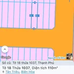 Bán lô đất 110m2 sổ riêng thổ cư Tân Triều 1,55 tỷ - Ảnh thu nhỏ 3