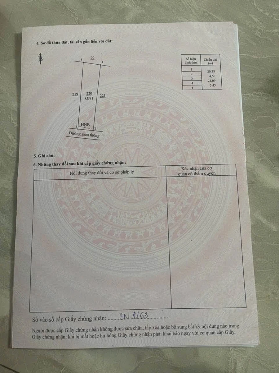 Bán đất thổ cư 105,6m2 đối diện KCN Long Thành 1 tỷ 350 triệu - Ảnh thu nhỏ 2
