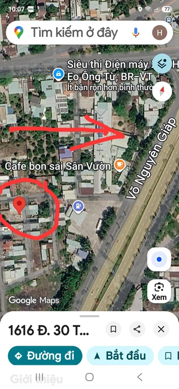 Bán đất hẻm 84m² đường 30/4, Phường 12, Vũng Tàu