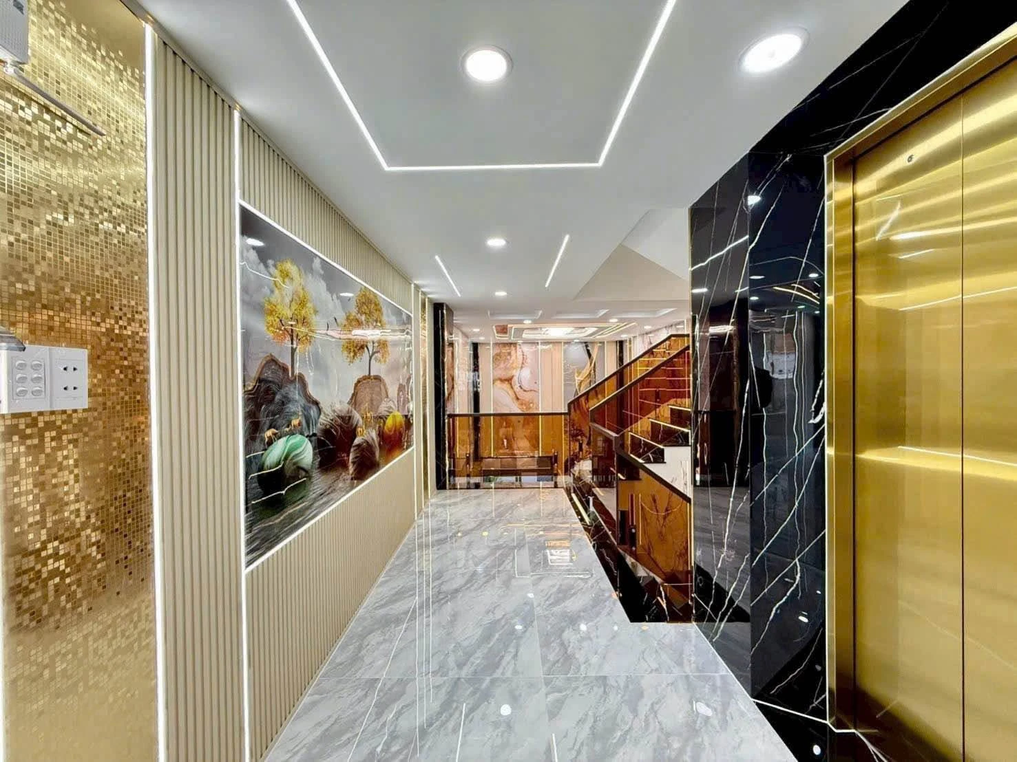 Bán nhà 4 tầng thang máy 4x20m full nội thất đường Trần Thị Cờ, Thới An, Quận 12 - Ảnh 1