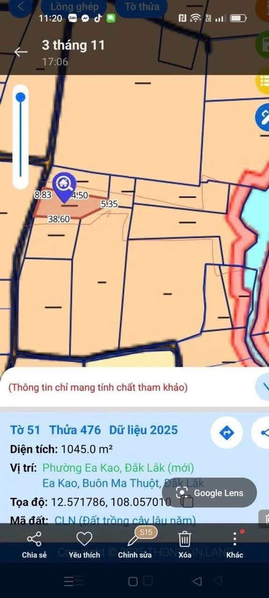 Bán đất 4,2 sào tại Ea Kao, Đắk Lắk giá 1 tỷ 850 triệu gần Trường Tiểu học La Văn Cầu - Ảnh thu nhỏ 5