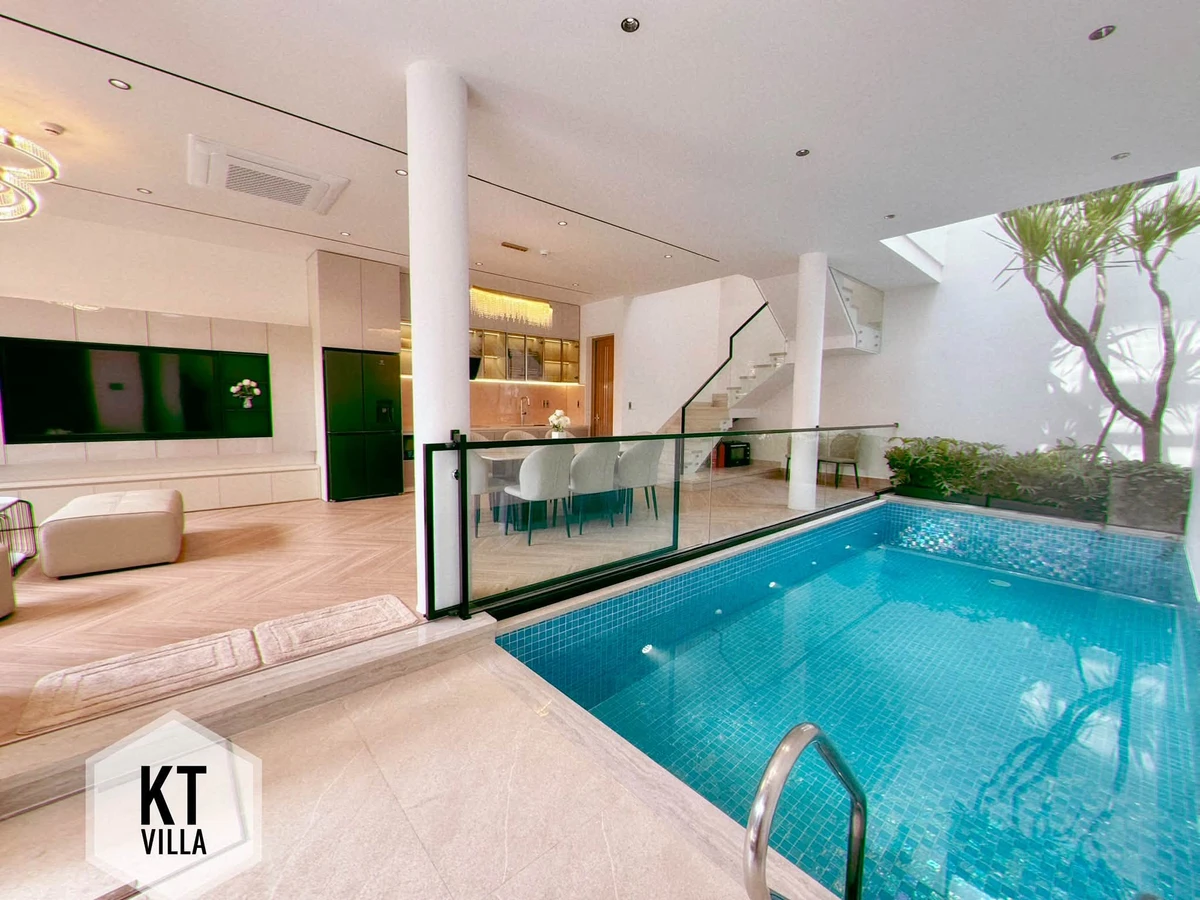 Bán villa 5PN 270m² Đà Nẵng gần biển Mỹ Khê, dòng tiền 80tr/tháng - Ảnh thu nhỏ 3