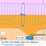 Bán đất mặt tiền Quảng Tiến 195m² Trảng Bom 1,48 tỷ - Ảnh thu nhỏ 1
