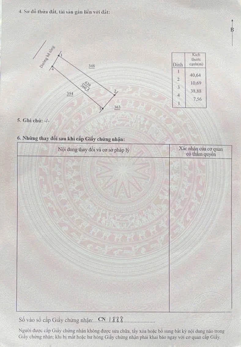 Bán lô đất Phú Thọ Hoà Hiệp 360,5m², 9,1 tr/m² - Ảnh 1