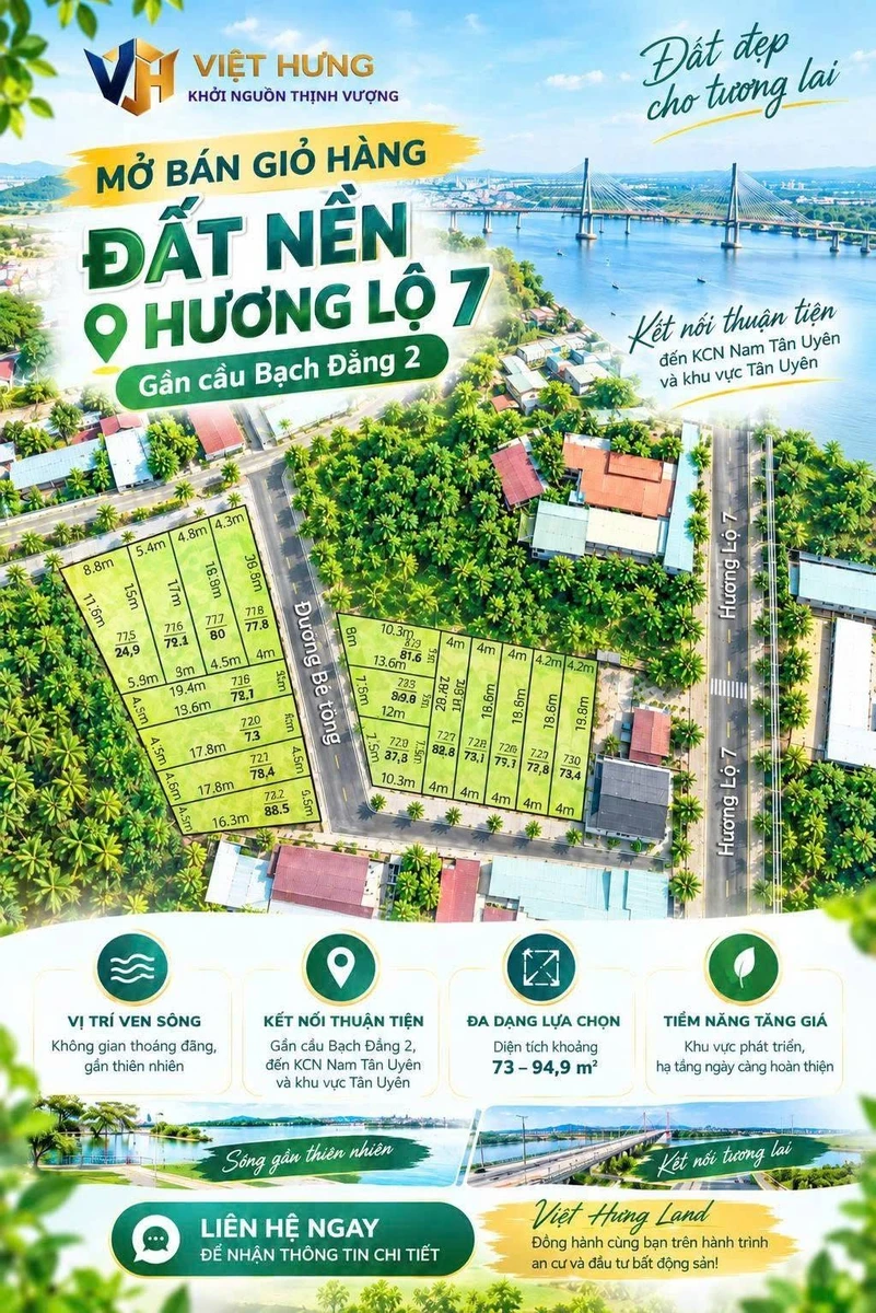 Bán nhà trệt lửng 80m2 Dự án HL7 Tân Uyên Bình Dương 1 tỷ - Ảnh 1