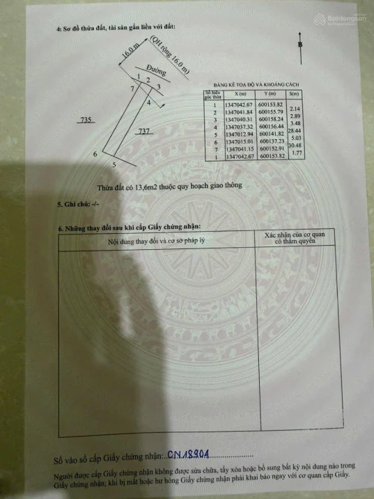 Chính chủ kẹt tiền bán gấp lô đất trung tâm Phước Đồng, đường 16m, sổ đỏ thổ cư, 160.9m2 giá 2.5 tỷ - Ảnh thu nhỏ 3