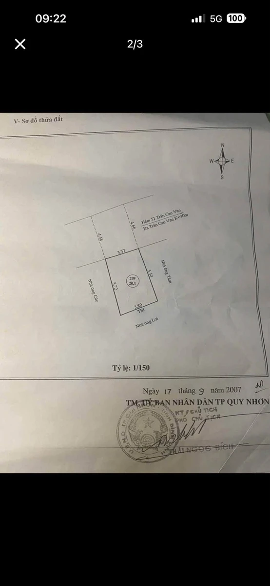 Bán nhà 1,5 tầng 60m2 đường Trần Cao Vân Quận 1 - Ảnh thu nhỏ 2