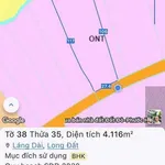 Bán đất 4116m² gần biển Lộc An, Hồ Tràm, Đất Đỏ - Ảnh thu nhỏ 4