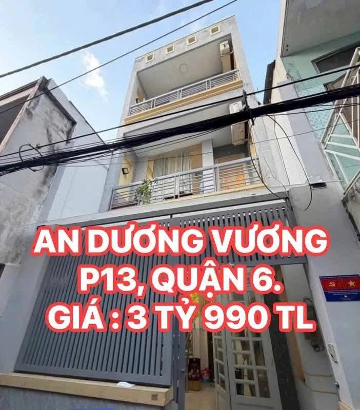 Bán nhà An Dương Vương, Q6, 66m², 2PN, 3 tỷ 990 - Ảnh 1