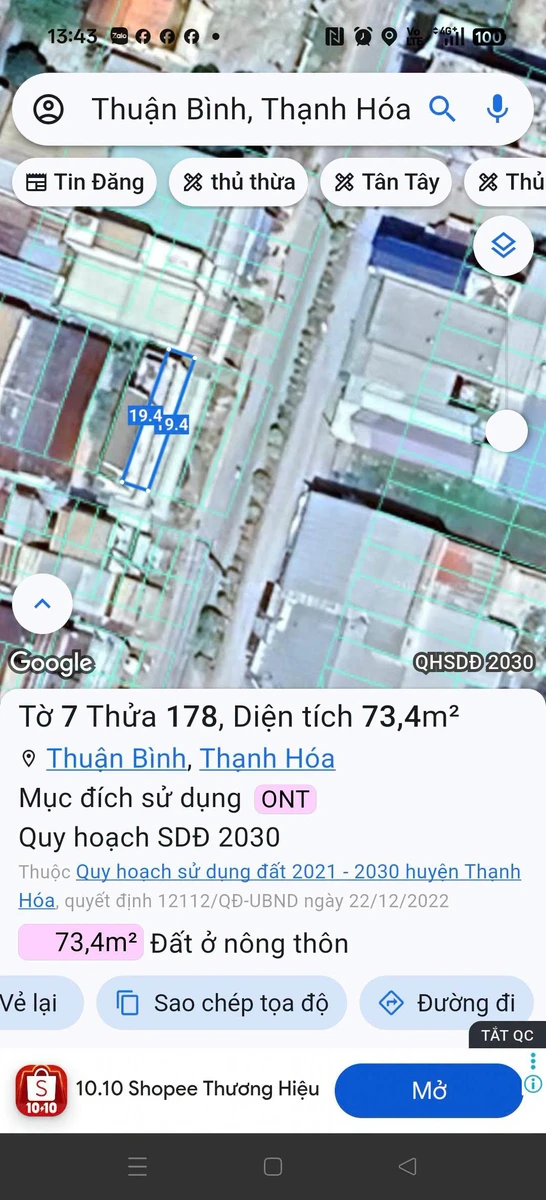 Bán nền thổ cư 73 m² Hóc Môn, giáp 2 mặt tiền 500 triệu - Ảnh 1