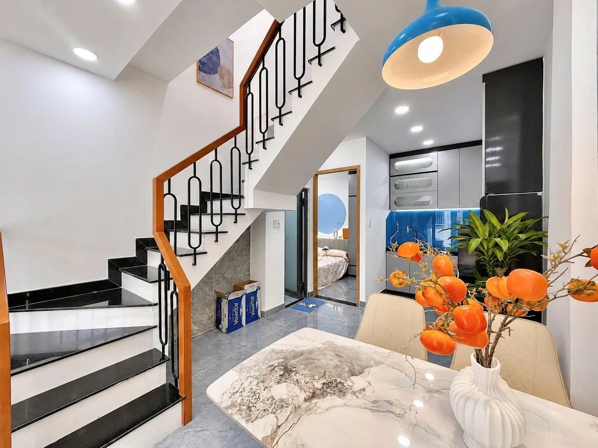 Bán nhà hẻm 6m Phan Văn Trị, Bình Thạnh, 4,4x10m, 2 tầng 3PN, giá 6,19 tỷ - Ảnh thu nhỏ 4