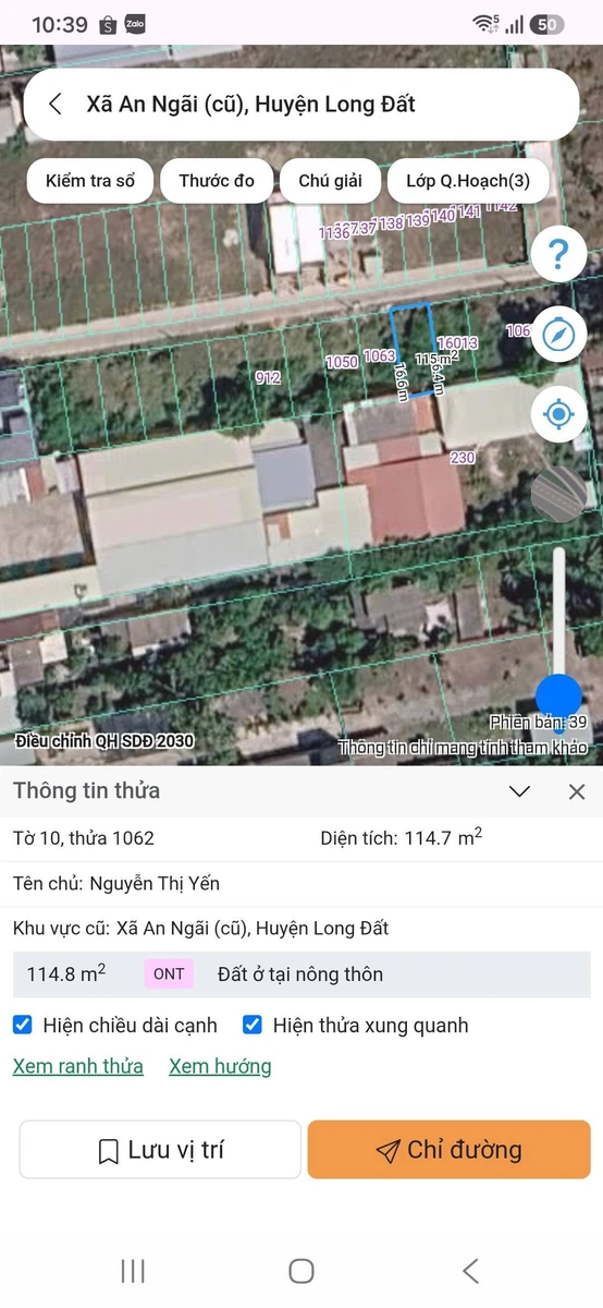 Bán đất nền An Ngãi Long Điền 115.5m² giá 1 tỷ 3 - Ảnh thu nhỏ 2
