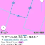 Bán đất nền Hiệp Bình 3600m2, mặt tiền đường Hiệp Bình - Ảnh thu nhỏ 1