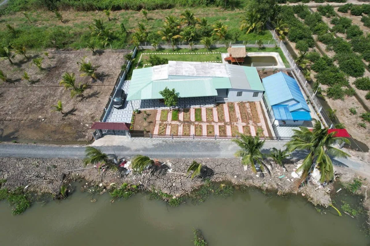 Bán nhà vườn view sông 2 PN, 1052m² Thạnh Lợi Tây Ninh - Ảnh thu nhỏ 2