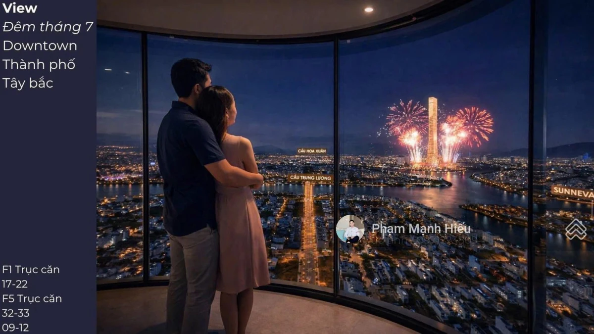 Căn ngoại giao tòa F1 FourS Tower sân vườn siêu đẹp tầng cao view biển, view pháo hoa CK 5% ER - Ảnh thu nhỏ 2