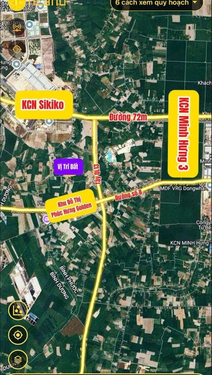 Bán đất KCN Minh Hưng Sikico 1215m2, 7 tỷ - Ảnh thu nhỏ 4
