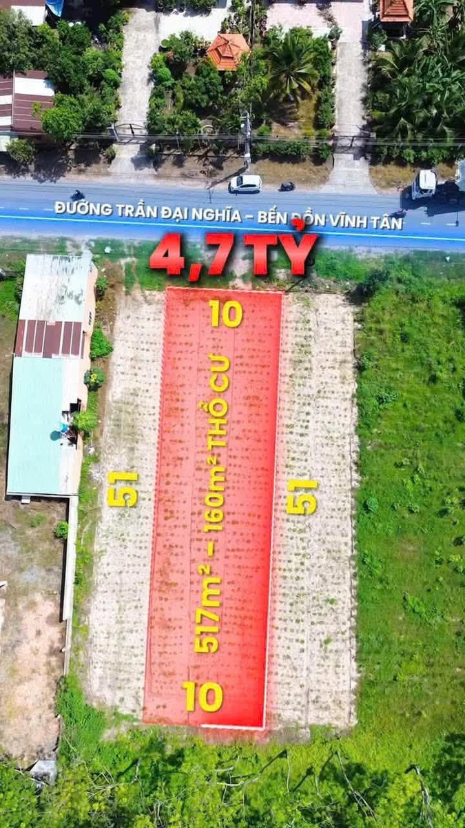 Bán đất mặt tiền Trần Đại Nghĩa 160m² 4,7 tỷ - Ảnh thu nhỏ 3