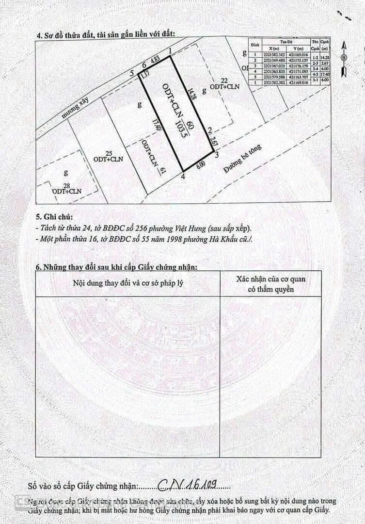 Bán đất ngõ Lò Vôi Ông Kì 103.5m² mặt tiền 6m Hóc Môn - Ảnh thu nhỏ 2