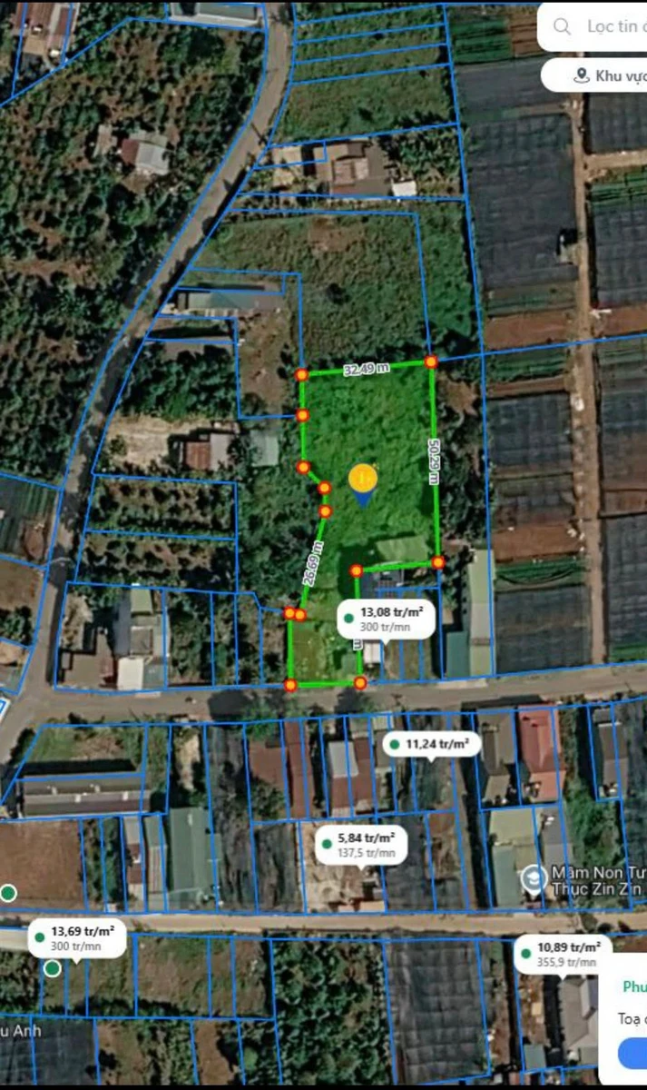 Bán 1992m2 đất ngay sau chợ Hoà Thắng, Bình Tân, giá 7,5 tỷ - Ảnh 1
