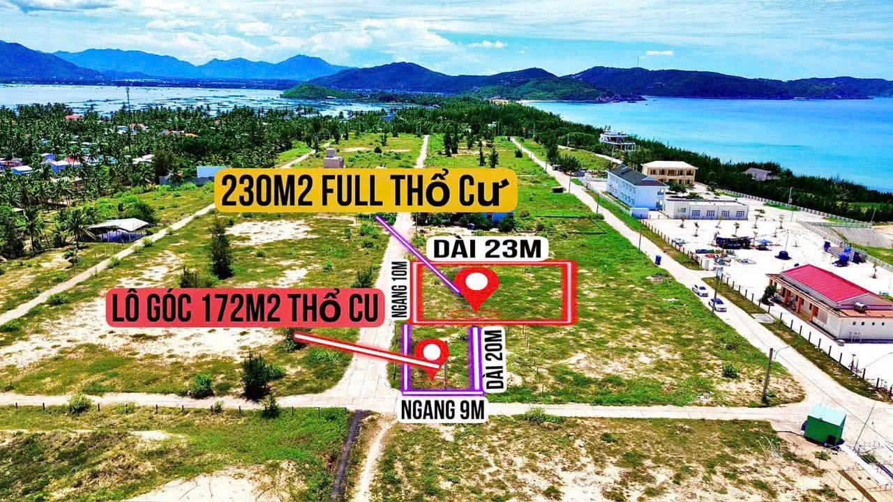 Bán đất ven biển làng chài Hòa Lợi, lô góc 172m2 và lô 230m2, thổ cư 100% - Ảnh 1