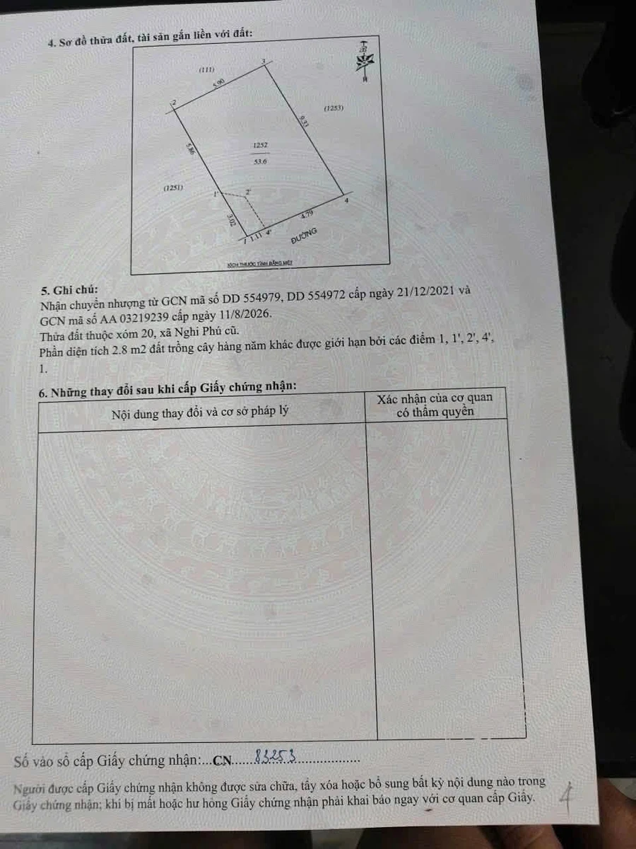 Bán lô đất Nghi Phú 53.6m² 2 tỷ - Ảnh thu nhỏ 5