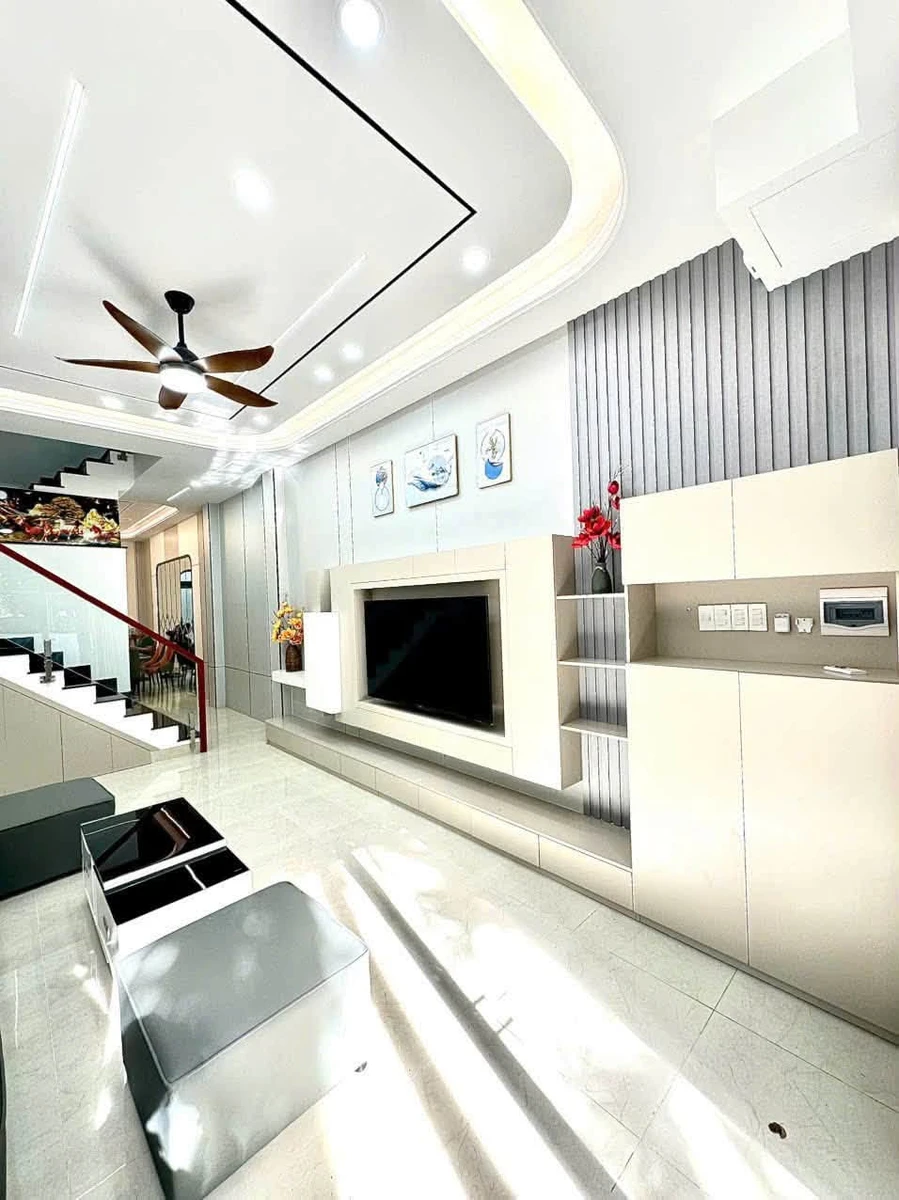Bán nhà mới 4 tầng 60m2, 4 phòng ngủ Bình Thạnh 8.69 tỷ - Ảnh thu nhỏ 5