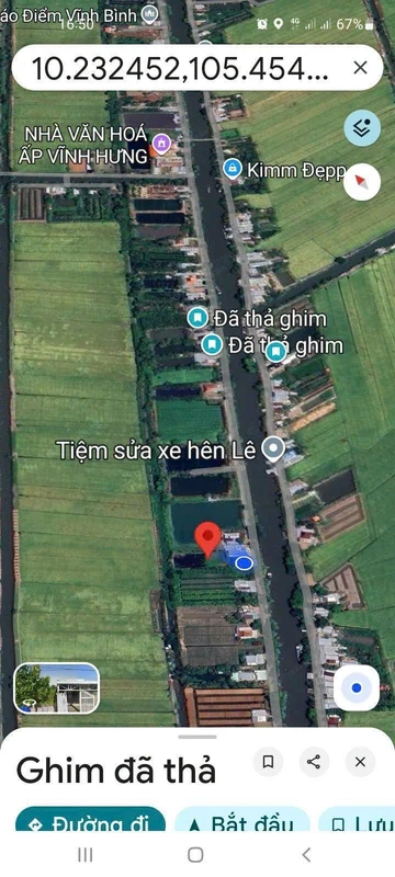 Bán đất nền 2042m2 cặp lộ đal 4m, cặp kênh Thắng Lợi 1, Vĩnh Trinh, Cần Thơ