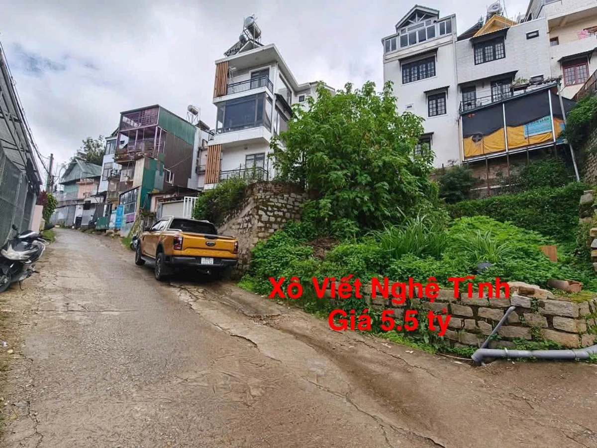 Bán lô đất SRXD 124m² đường Xô Viết Nghệ Tĩnh, Đà Lạt 5,5 tỷ - Ảnh 1
