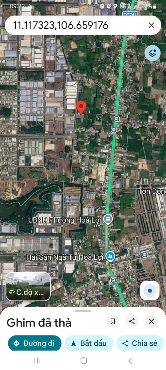 Bán đất 120m2 ở Hòa Lợi gần KCN Mỹ Phước 3, chỉ 800 triệu - Ảnh thu nhỏ 3