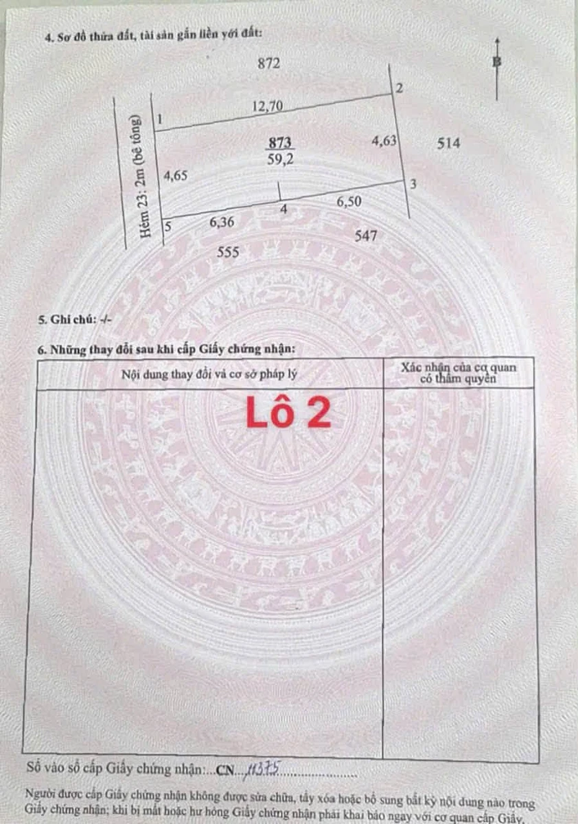 Bán đất nền 59m2 Phường 5, Tân An, Long An - Ảnh thu nhỏ 5