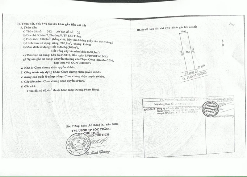 Bán đất hàng hiếm tại Phạm Hùng, 96 tỷ, 17397 m2