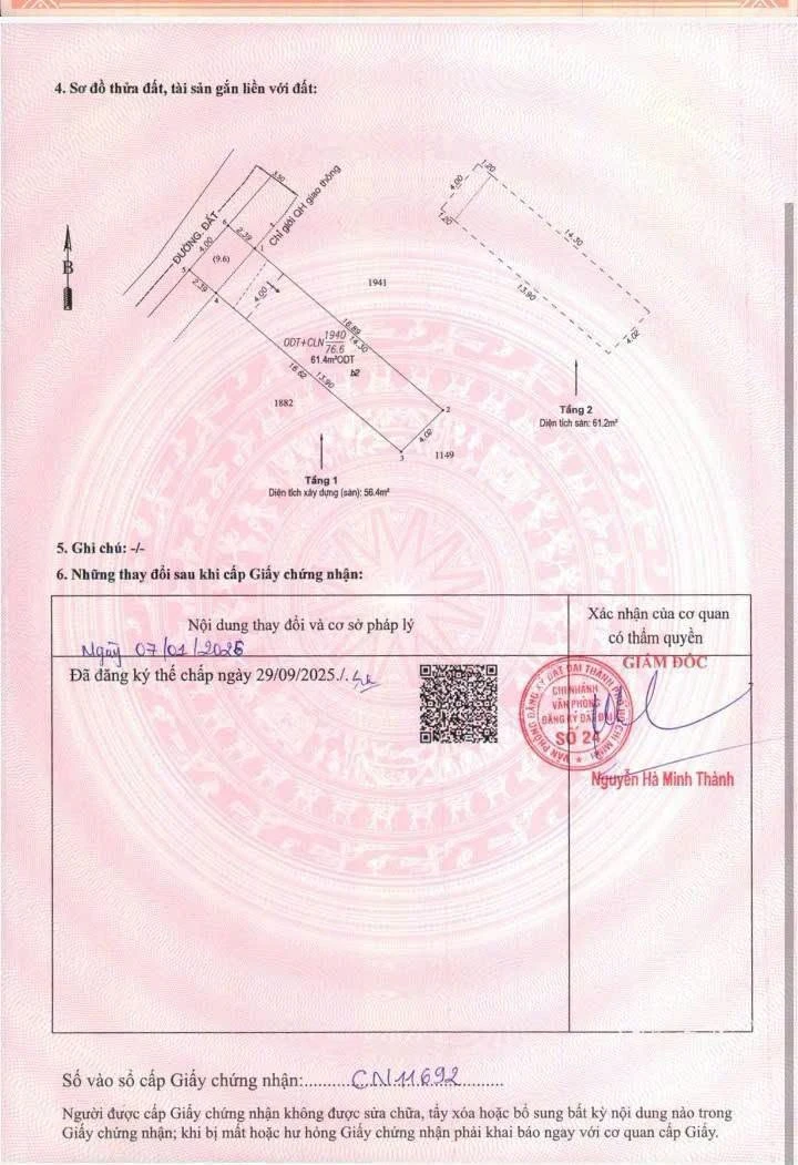 Bán nhà 1 lầu 1 trệt 77m² Đông Hòa 4,2 tỷ - Ảnh thu nhỏ 5