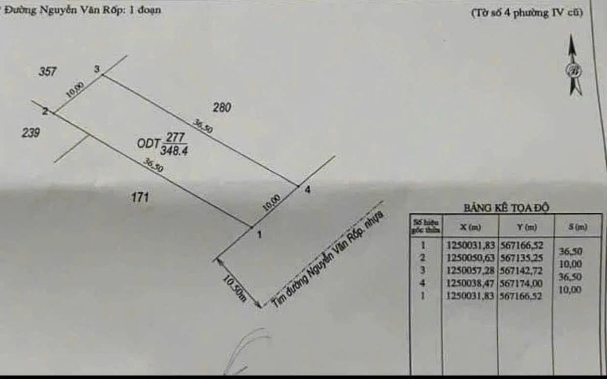 Bán đất mặt tiền Nguyễn Văn Rốp, Tây Ninh, 360m2, 8 tỷ - Ảnh thu nhỏ 3