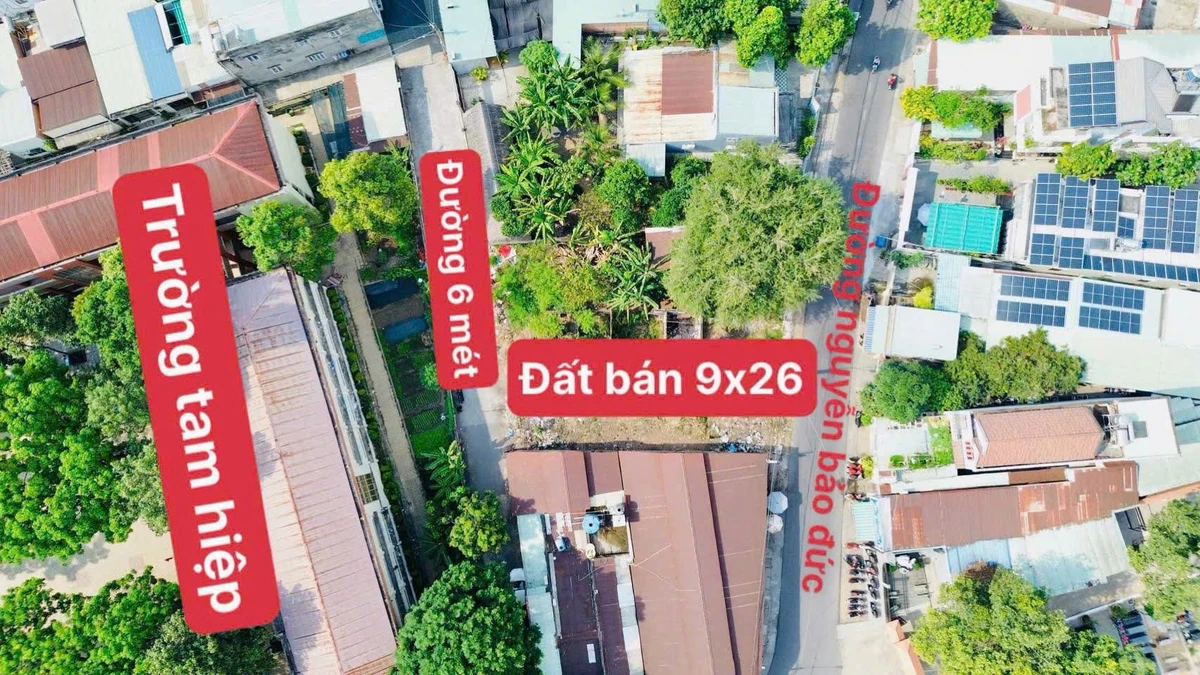 Bán đất 2 mặt tiền Nguyễn Bảo Đức Tam Hiệp, 240m2, 7 tỷ 990 triệu - Ảnh 1