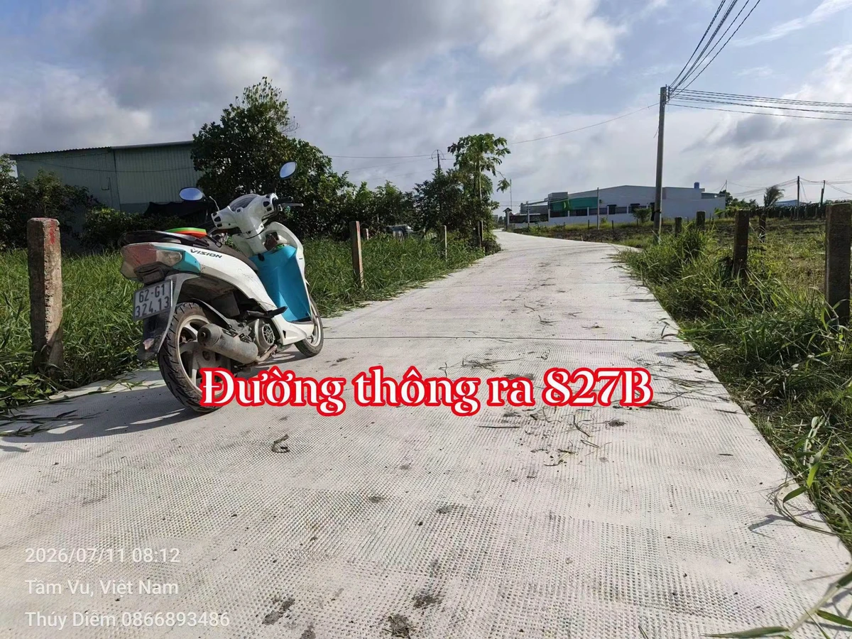 Bán đất thổ 120m² tại Xã Tầm Vu, Long An - 395 triệu - Ảnh thu nhỏ 3