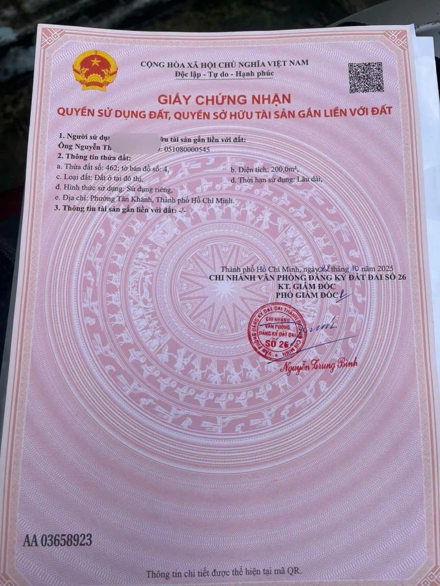 Bán đất Tân Phước Khánh 200m2, 2 tỷ 8 - Ảnh thu nhỏ 2