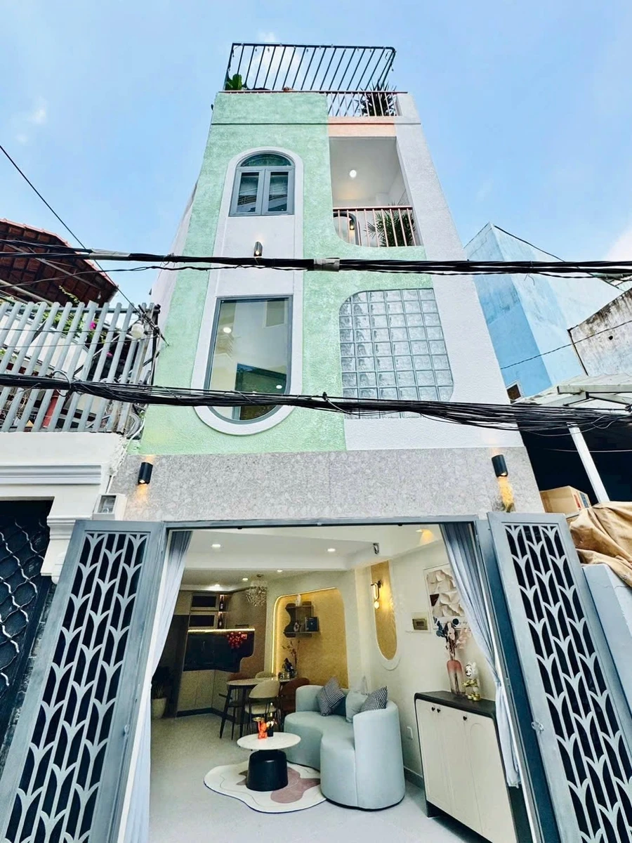 Bán nhà mặt tiền đường số 1, 4x15m, trệt 3 lầu sân thượng, Bình Hưng Hòa, Bình Tân 8x22m - Ảnh 1