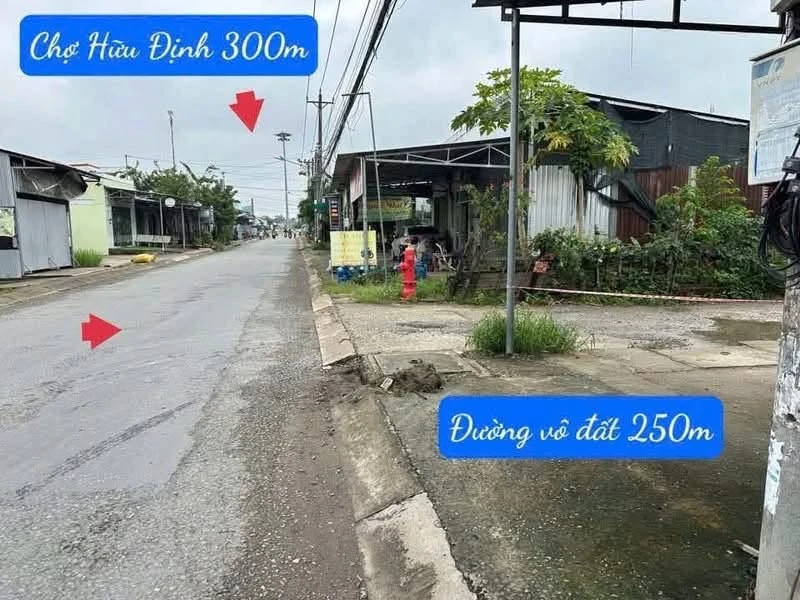 Bán 2 nền đất liền kề 300m² thổ cư tại xã Hữu Định, Bến Tre