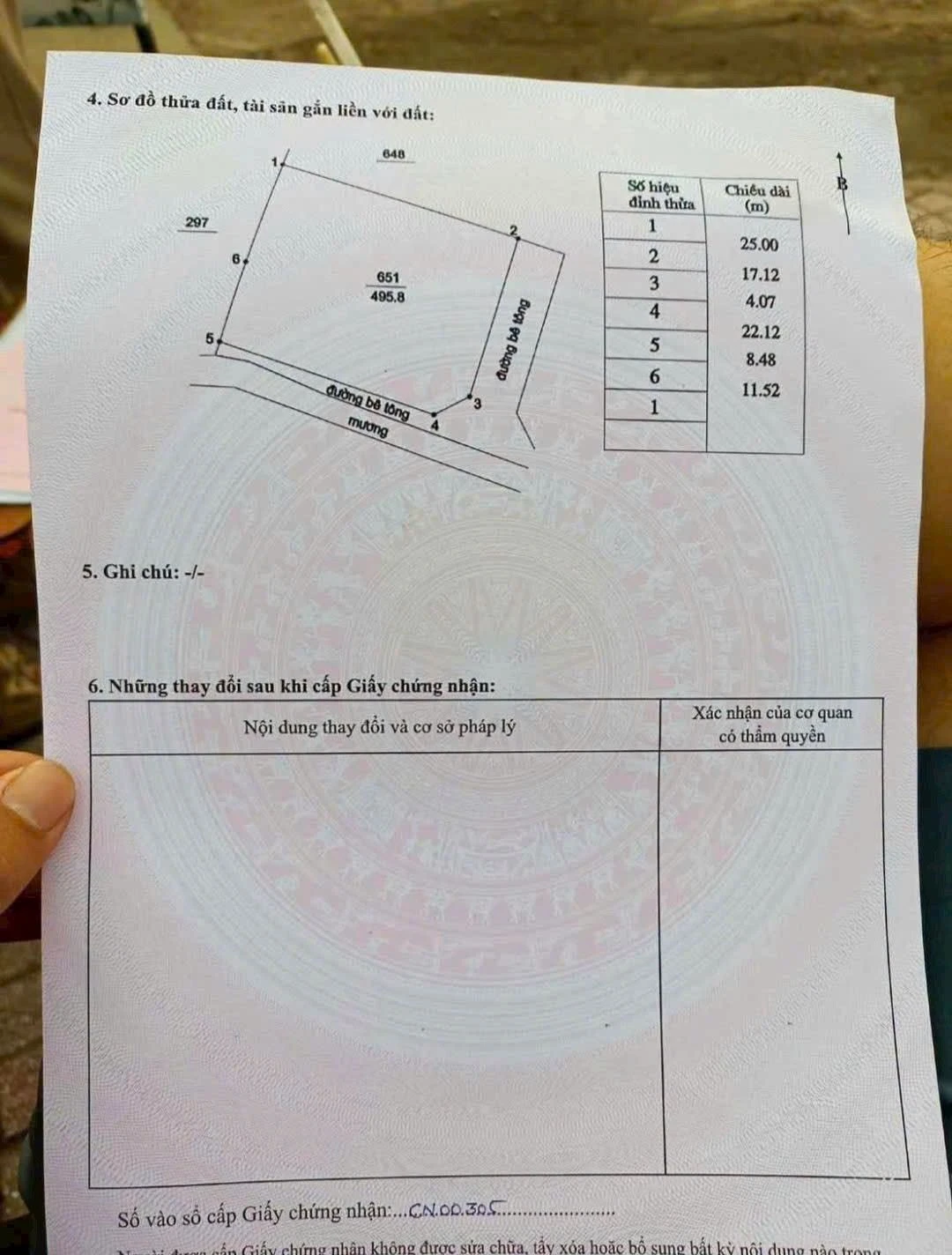 Bán lô đất 500m2 gần chợ Tôn, Phong Nẫm 2 tỷ - Ảnh 1