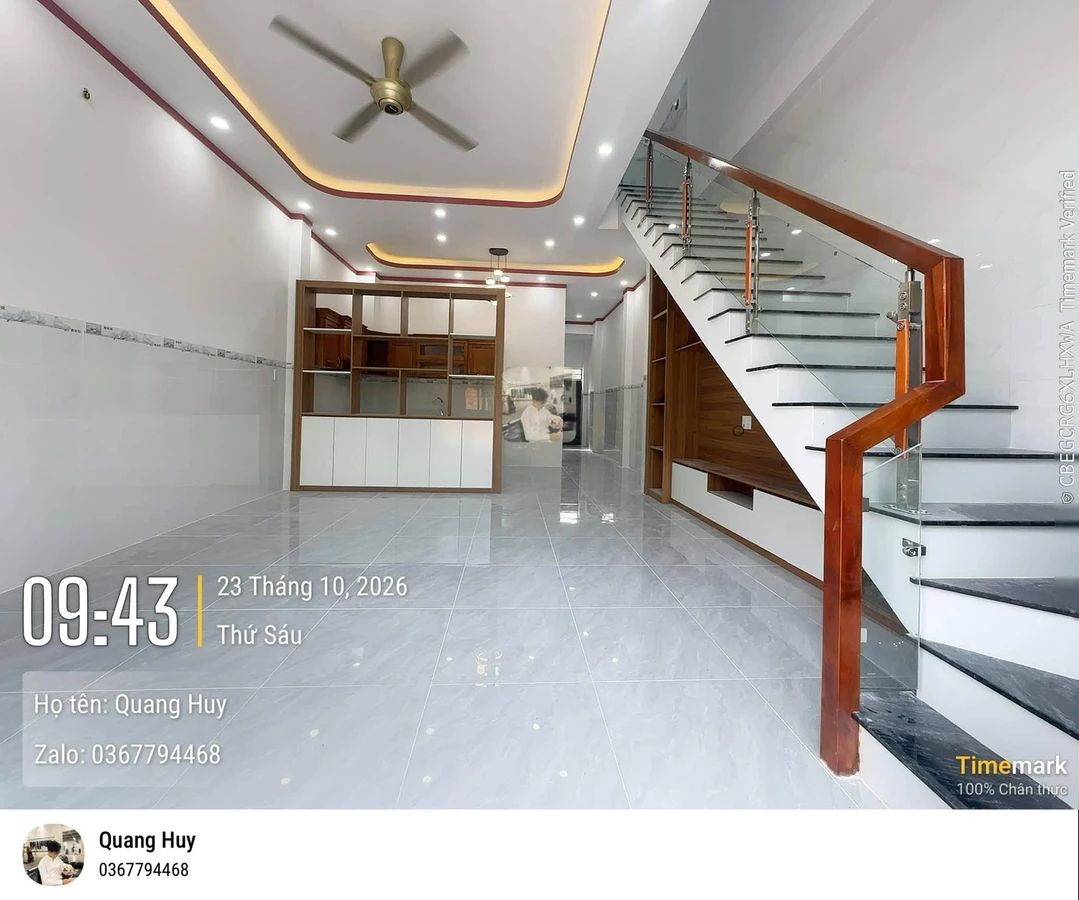 Nhà 3PN 60m² bán Mỹ Phước, Bình Dương 1 tỷ 770 - Ảnh thu nhỏ 3