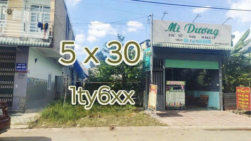 Bán đất 150m² Mỹ Phước 1, Bến Cát, Bình Dương 1.6 tỷ