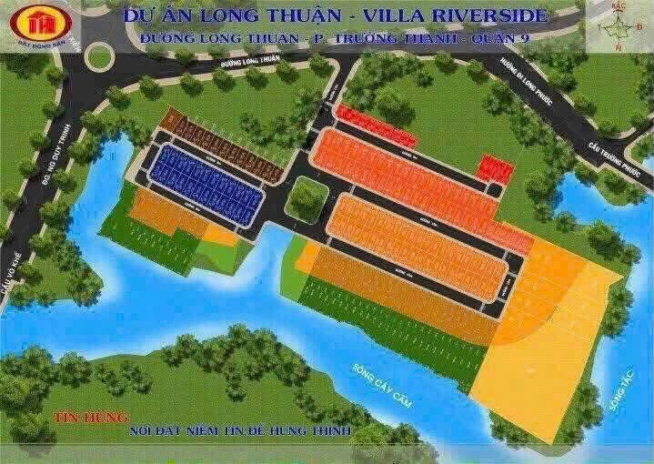 Bán đất nền 80,5m2 KDC Long Thuận Villa, đường Long Thuận, Quận 9, giá 4,3 tỷ/lô - Ảnh 1
