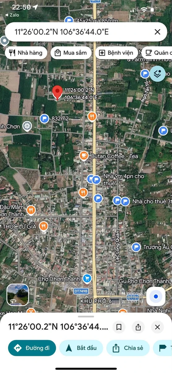 Đất bán Chơn Thành 92.5m² giá 499 triệu - Ảnh thu nhỏ 5