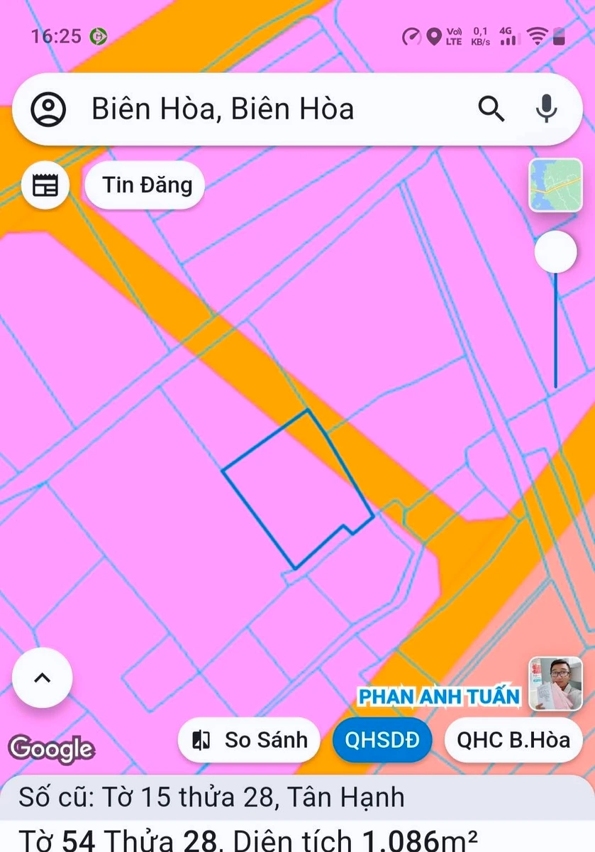 Bán đất sổ riêng Tân Hạnh Biên Hòa 1.086m² giá 5 triệu/m² - Ảnh thu nhỏ 2