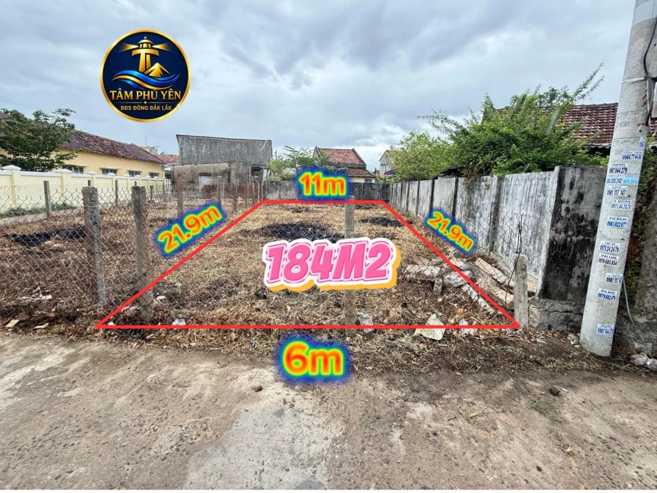 Lô đất 184m2, sổ hồng riêng, thổ cư, đương ô tô, giá 820 triệu - Ảnh thu nhỏ 2