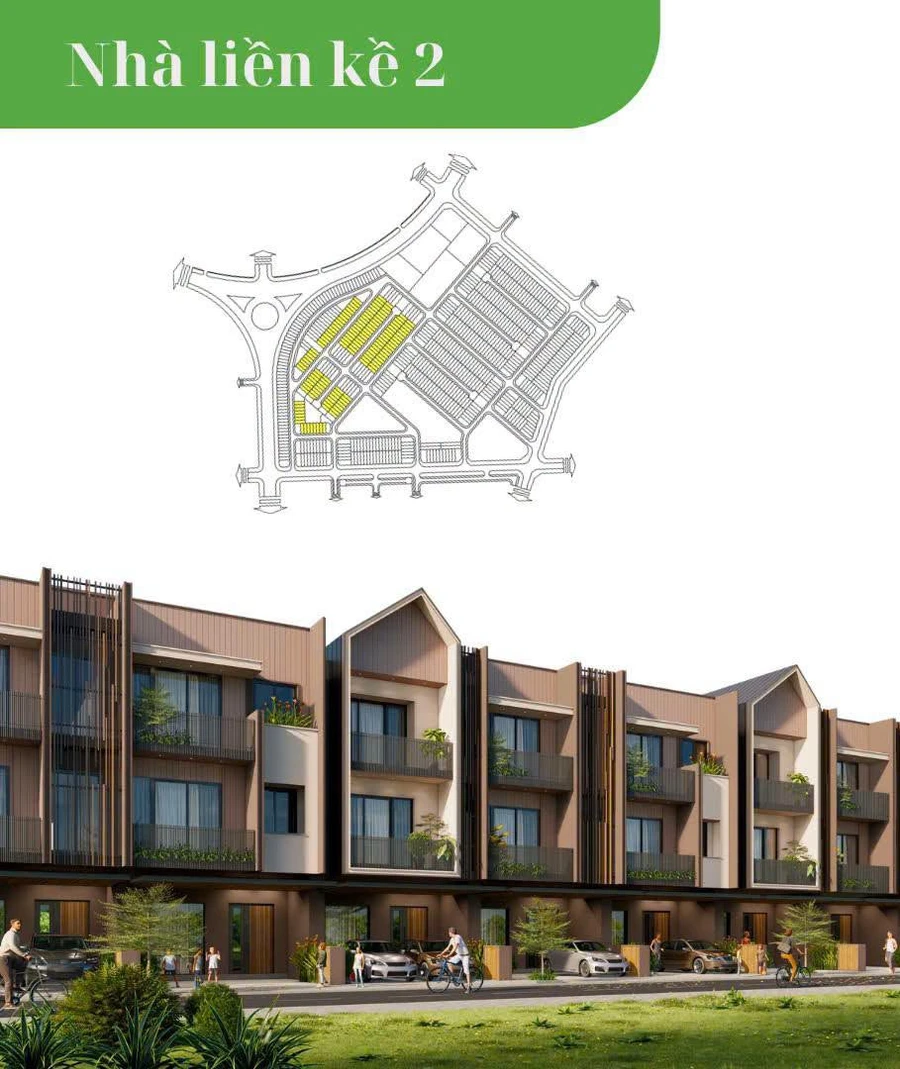 Bán nhà liền kề 285m² view công viên VSIP Nghệ An 7,3 tỷ - Ảnh thu nhỏ 3