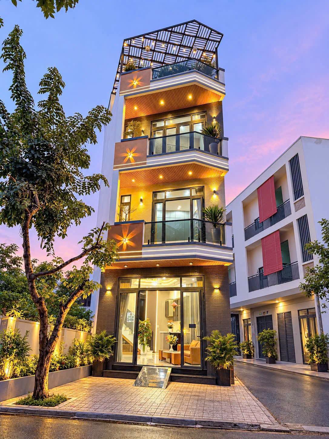 Bán nhà phố 4 tầng 135m2 góc 2 mặt tiền Cần Thơ
