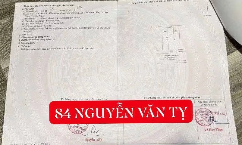 Bán đất sạch đẹp 100m² Hòa Xuân Đà Nẵng 3,5 tỷ - Ảnh thu nhỏ 3