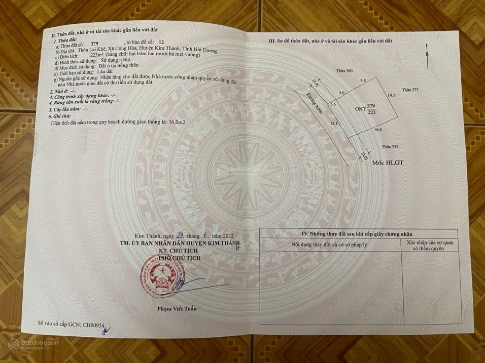 Đất có sổ đỏ đang sử dụng trồng hoa màu - Ảnh thu nhỏ 2