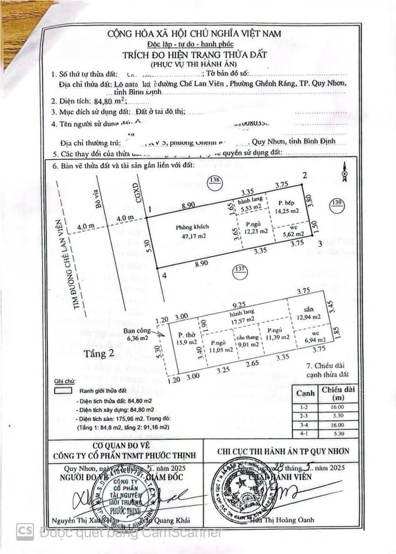 Nhà 2 tầng mặt tiền Chế Lan Viên 84,8m² Quy Nhơn, 6,3 tỷ